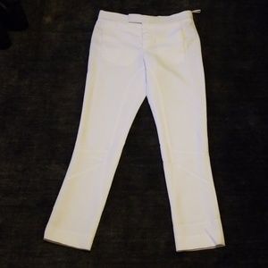MARNI White Detailed Cotton Pants 38